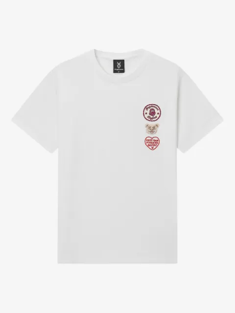 FINGERCROXX t-shirt à patch brodé