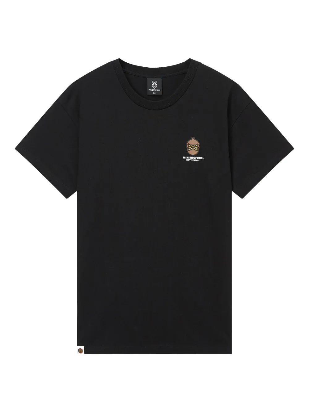 FINGERCROXX graphic-print T-shirt | Black | Image 1