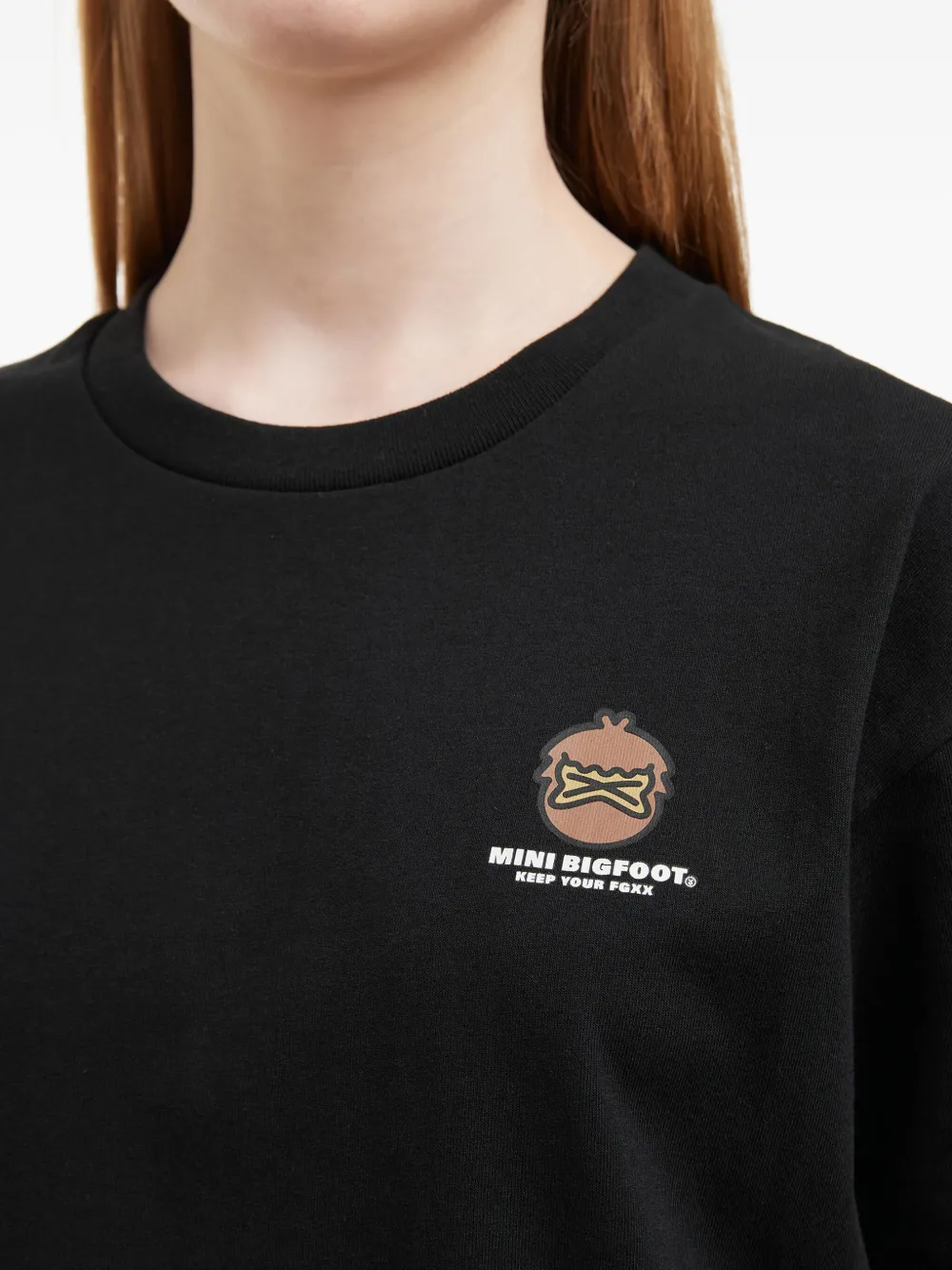 Fingercroxx Graphic-print T-shirt In Black