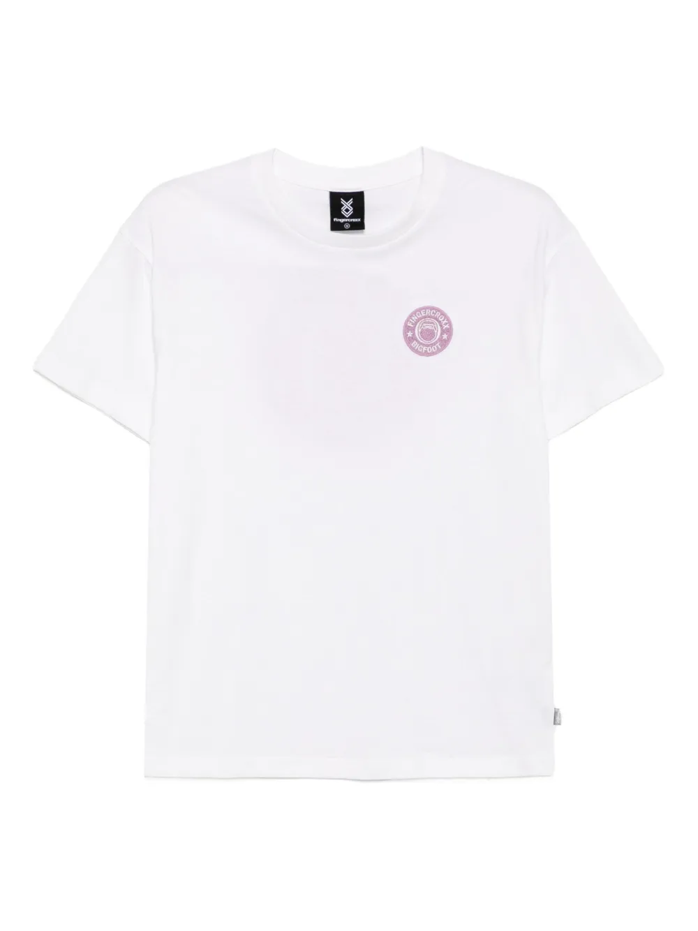 FINGERCROXX logo-patch T-shirt | White | Image 1