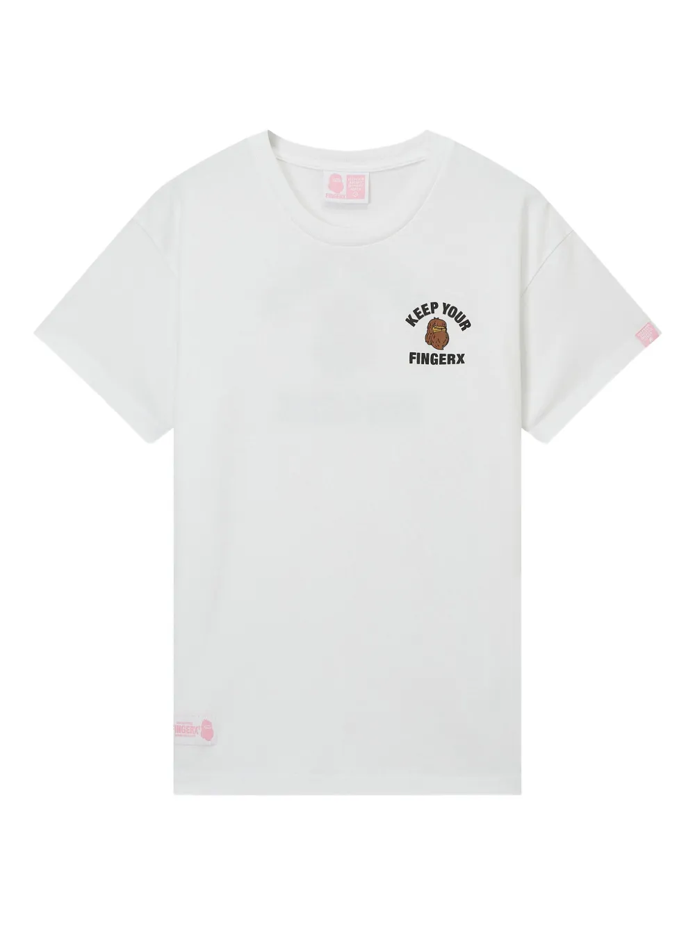 FINGERCROXX logo-print T-shirt | White | Image 1