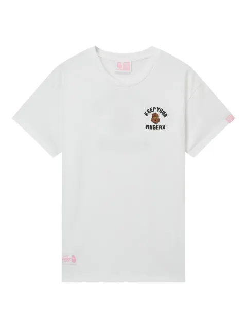 FINGERCROXX logo-print T-shirt