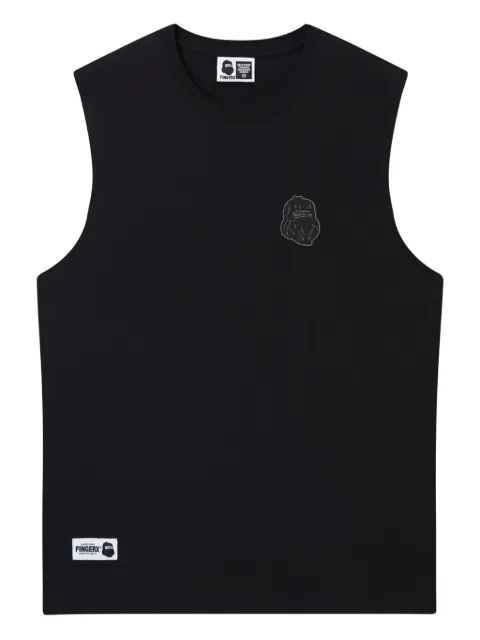 FINGERCROXX embroidered sleeveless vest