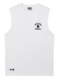 FINGERCROXX graphic-print sleeveless vest - White
