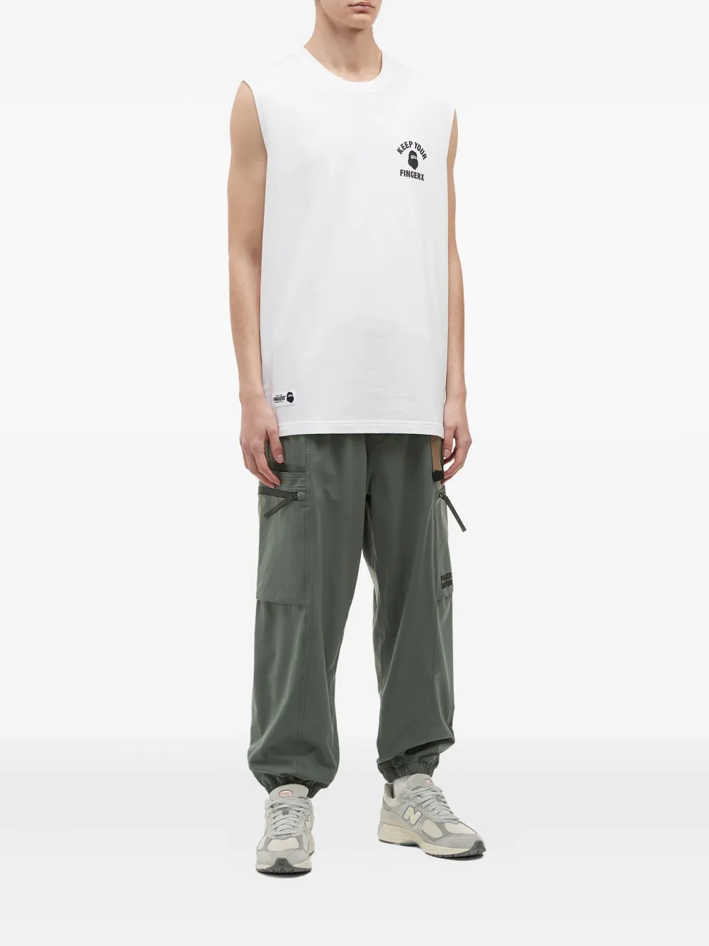 FINGERCROXX graphic-print sleeveless vest | Vests & Tank Tops | Image 2