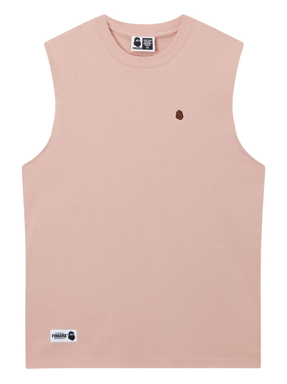 FINGERCROXX embroidered-logo sleeveless vest | Pink | Image 1