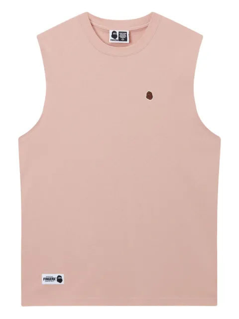 FINGERCROXX embroidered-logo sleeveless vest
