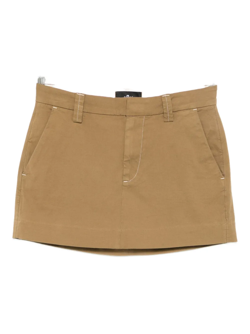 7 For All Mankind Milly Chino mini skirt Beige