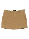 7 For All Mankind Milly Chino mini skirt - Neutrals