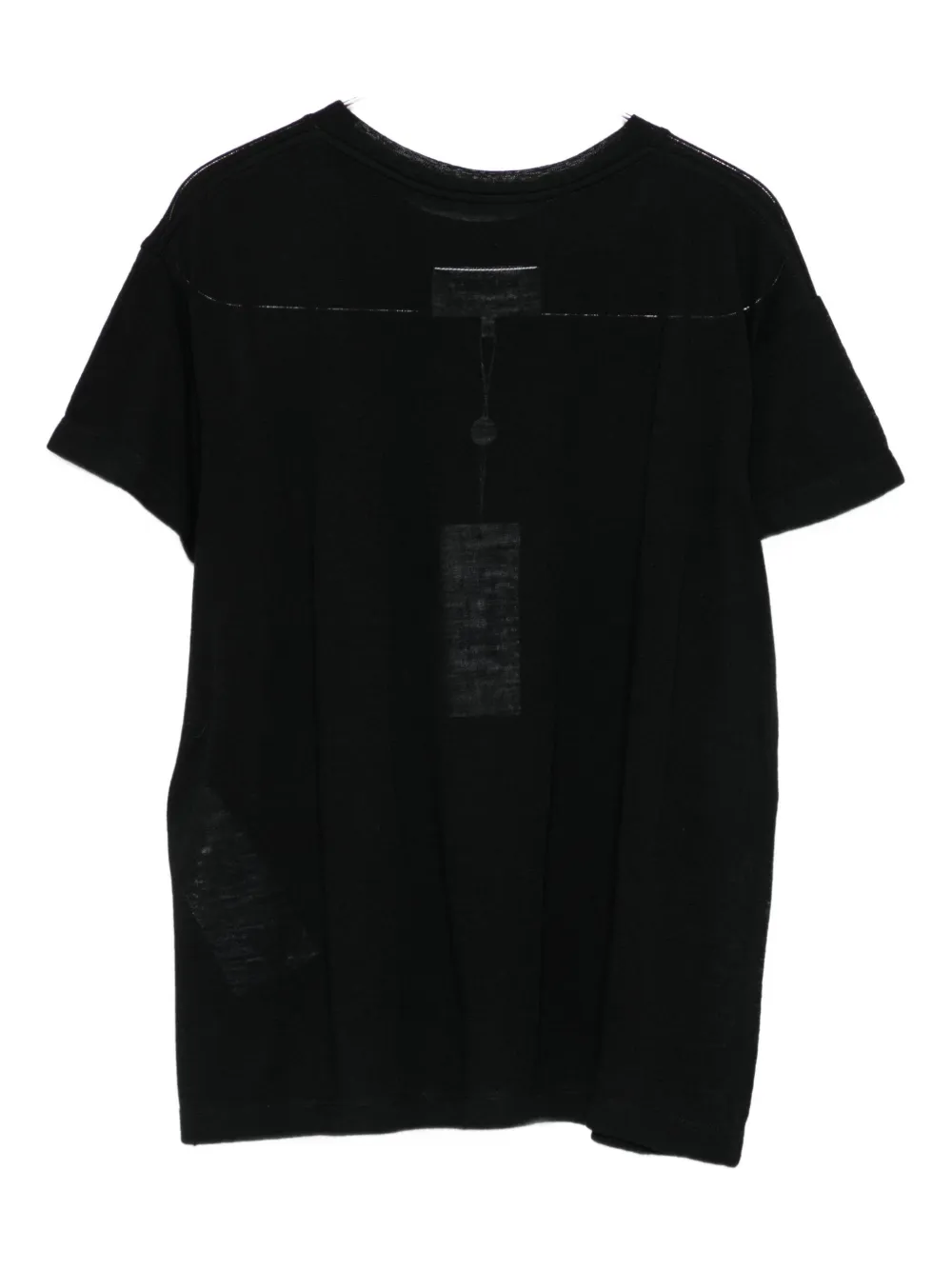 MM6 Maison Margiela T-shirt met ronde hals Zwart