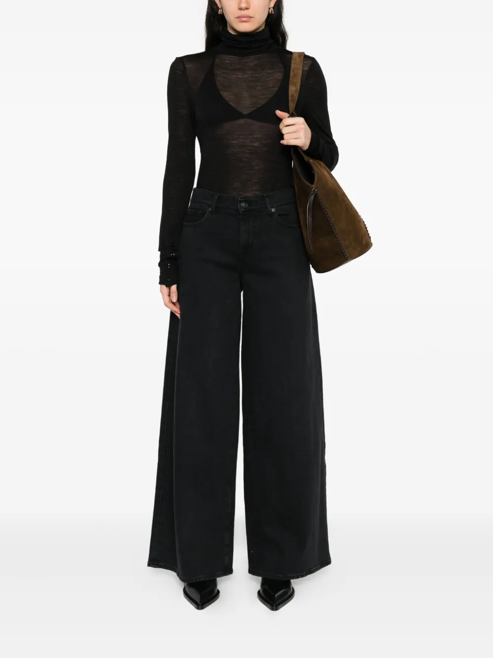 7 For All Mankind Marie jeans - Zwart