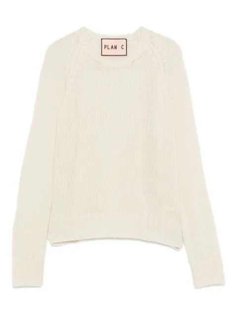 Plan C crew-neck sweater 
