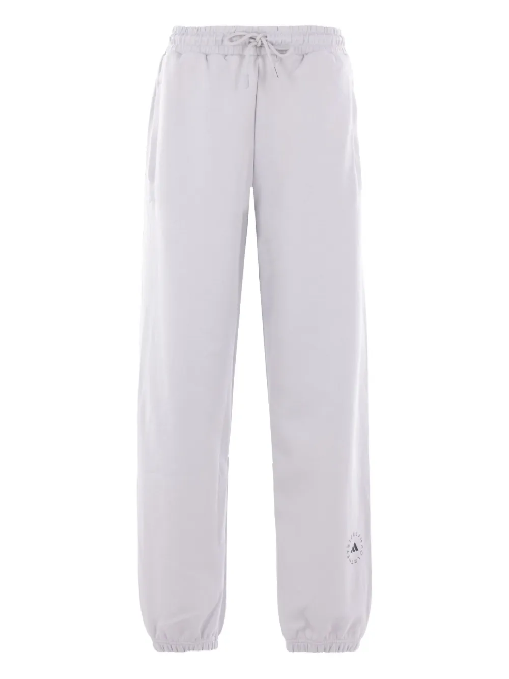 adidas by Stella McCartney logo-detail drawstring track pants - グレー adidas by Stella McCartney logo-detail drawstring track pants - グレー