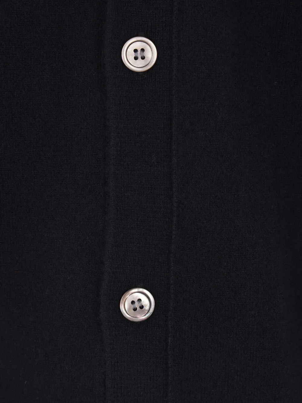 Comme des Garçons Homme V-neck wool cardigan Zwart