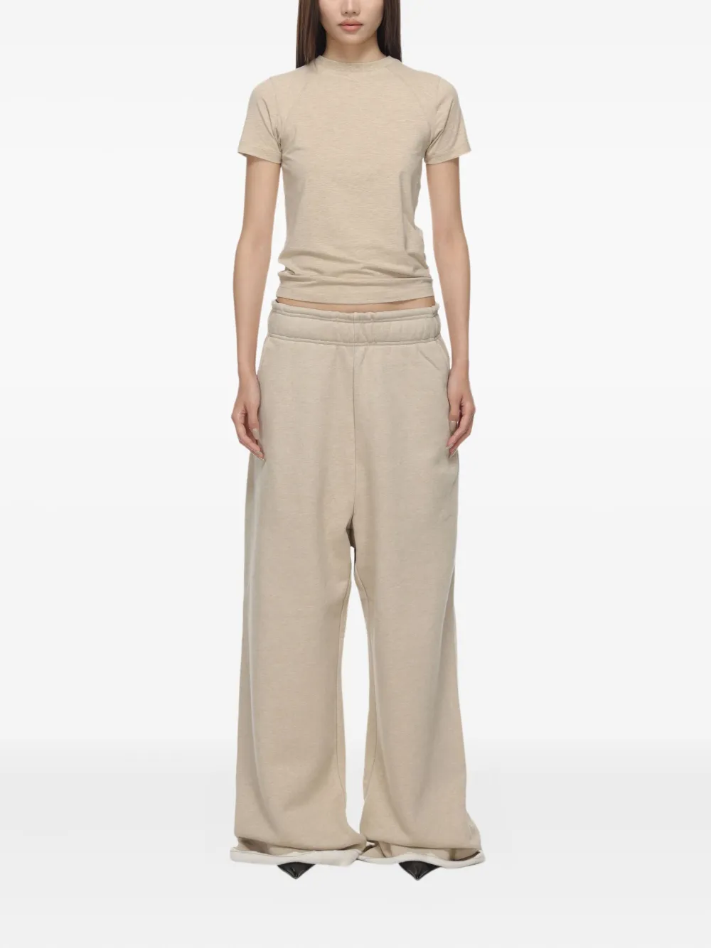 ENTIRE STUDIOS Trainingsbroek met elastische taille - Beige