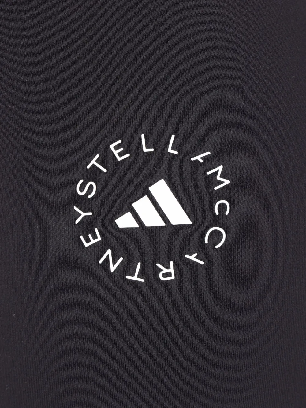 adidas by Stella McCartney logo-embellished high-waisted shorts Zwart