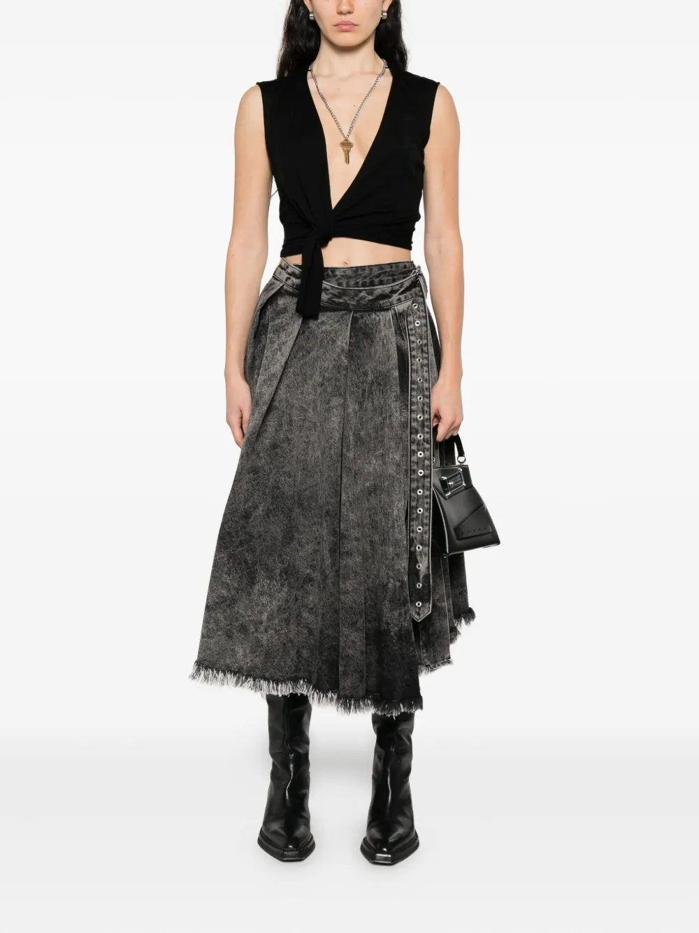 Alexander Wang key-detail top - Zwart