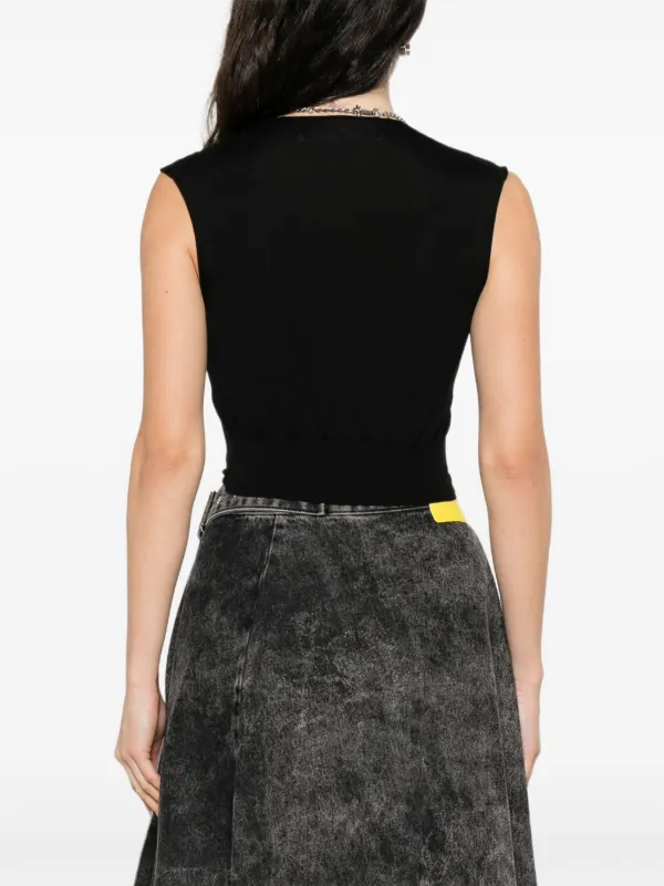 Alexander Wang キーディテール トップ | ブラック | FARFETCH JP