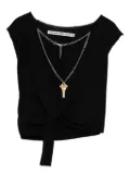 Alexander Wang key-detail top - Black