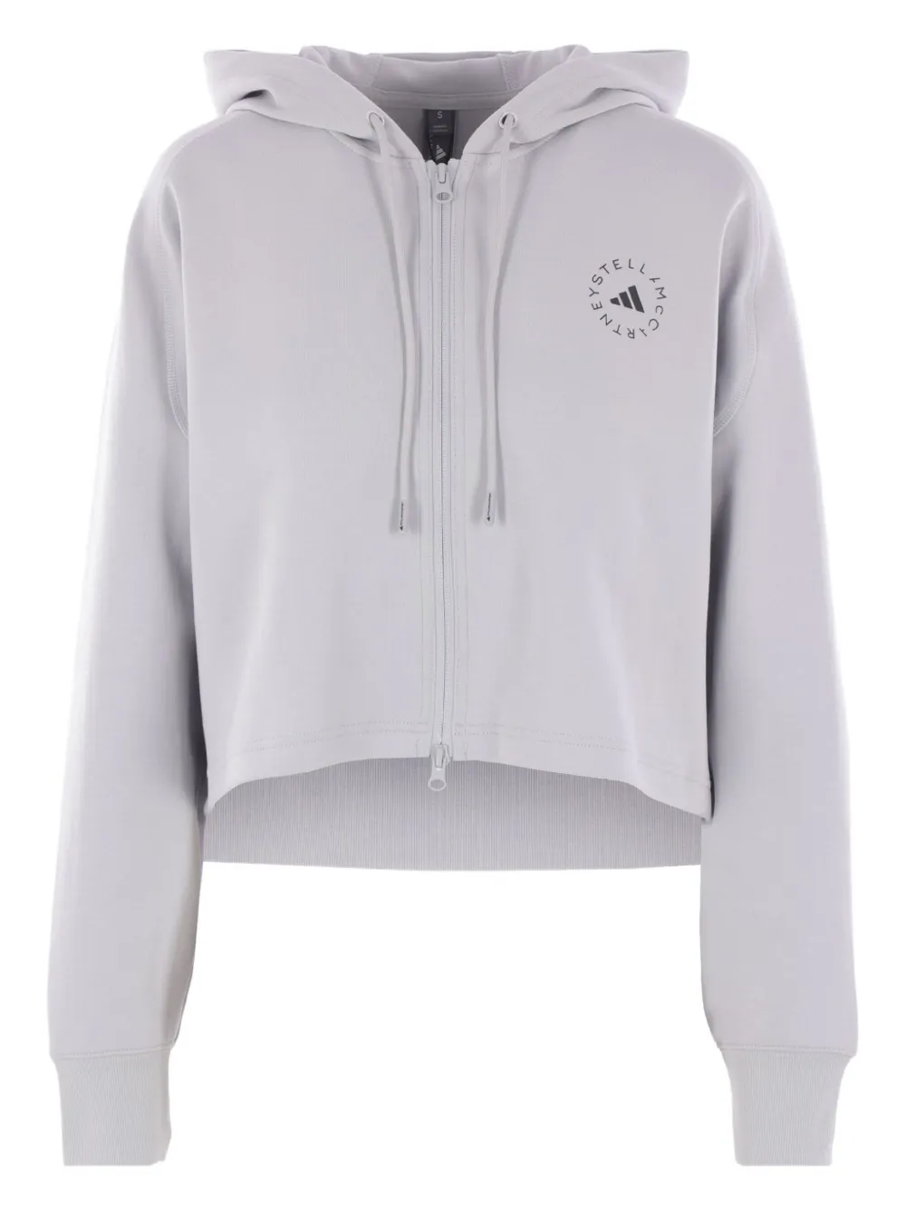 adidas by Stella McCartney zip-up hoodie | Grey | Image 1