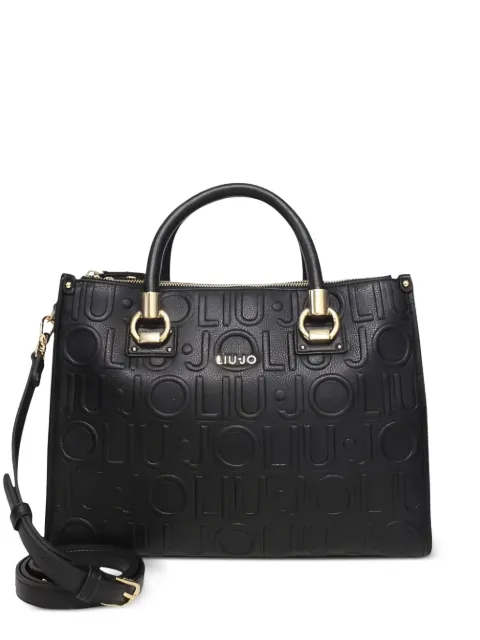 LIU JO logo-plaque satchel