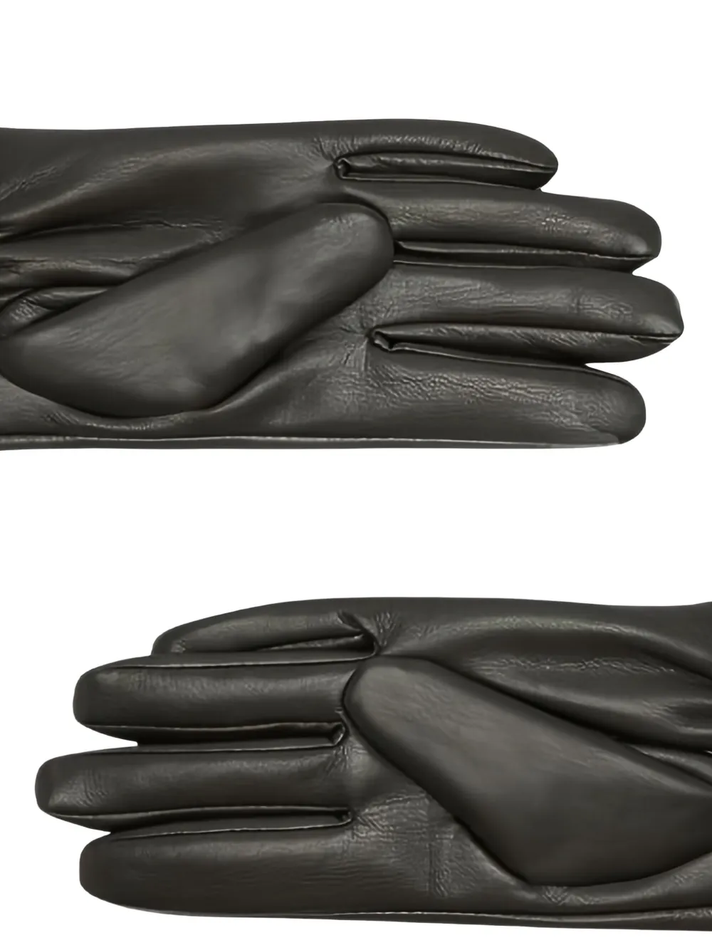 LIU JO faux-leather gloves - Zwart
