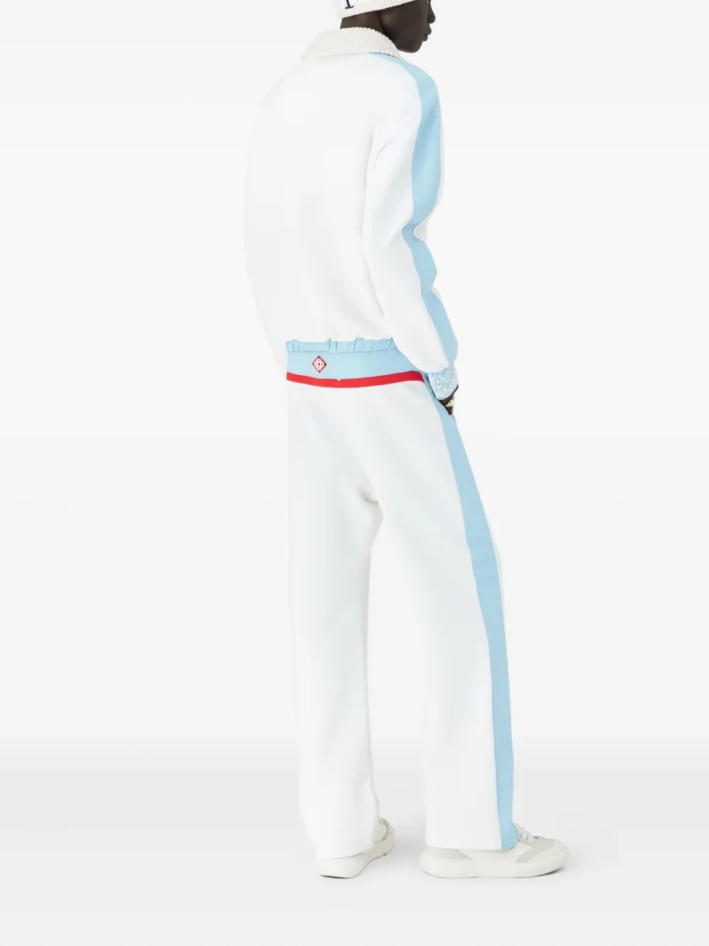 Casablanca Logo Patch Casual Jacket In White