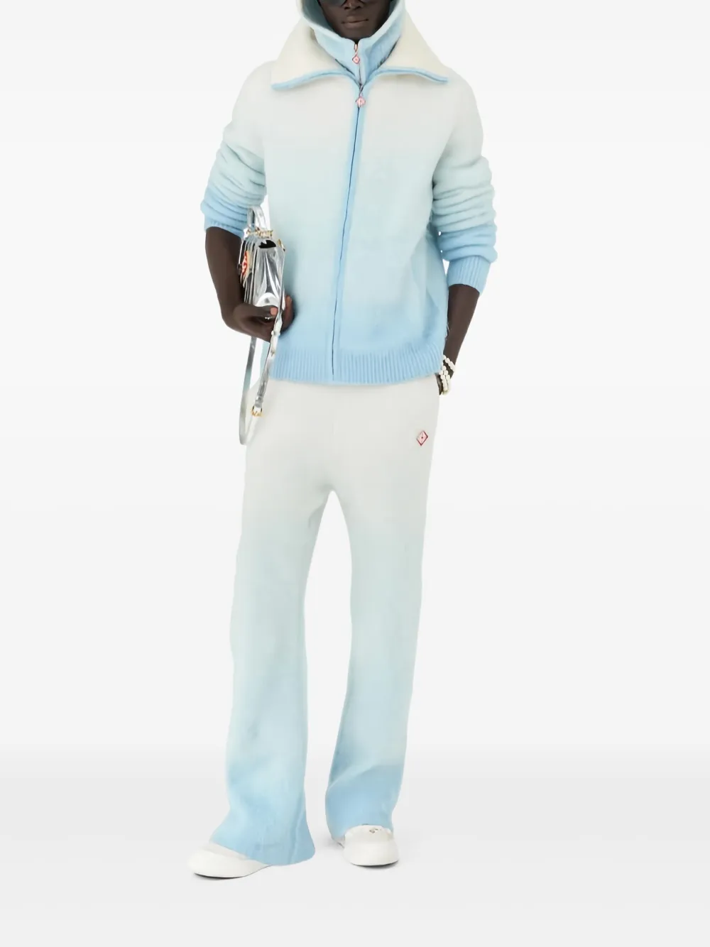 Casablanca Vest met rits Blauw