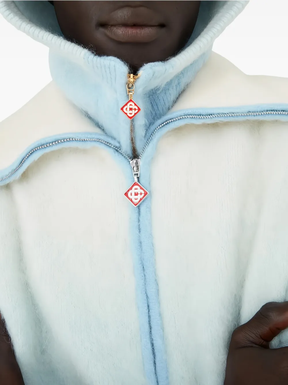 Casablanca Vest met rits Blauw