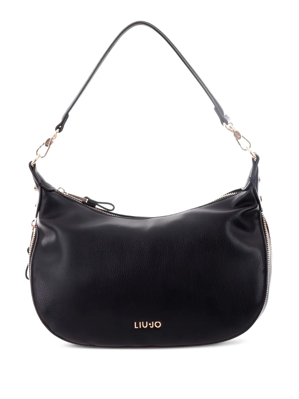 LIU JO curved zip-detail shoulder bag | Black | Image 1