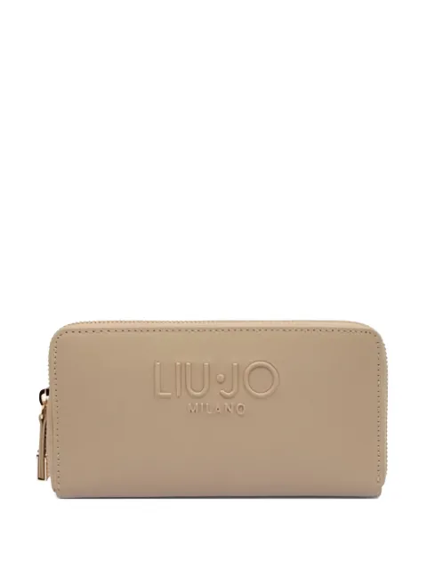 LIU JO logo-plaque zip-around wallet