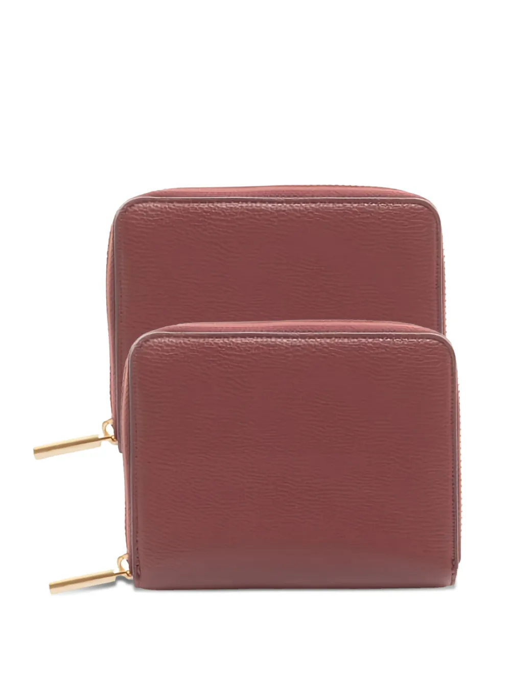 LIU JO logo-plaque zip-around wallet - Rood