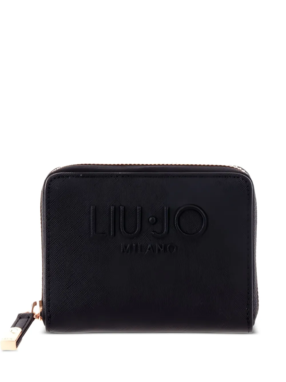LIU JO logo-plaque zip-around purse | Black | Image 1