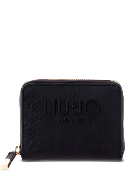 LIU JO logo-plaque zip-around purse