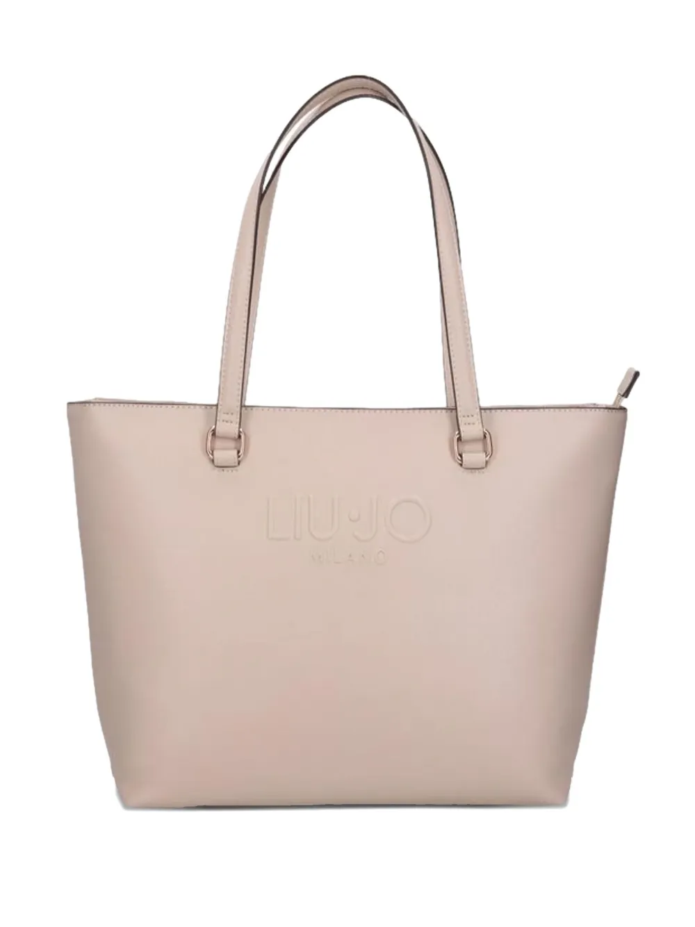 LIU JO logo-embossed top-handle bag | Neutrals | Image 1
