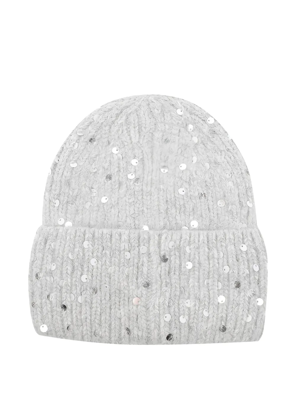 LIU JO sequin-embellished beanie - Grijs
