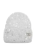 LIU JO sequin-embellished beanie - Grey