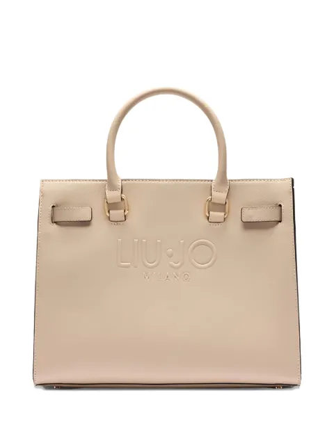 LIU JO logo-plaque satchel