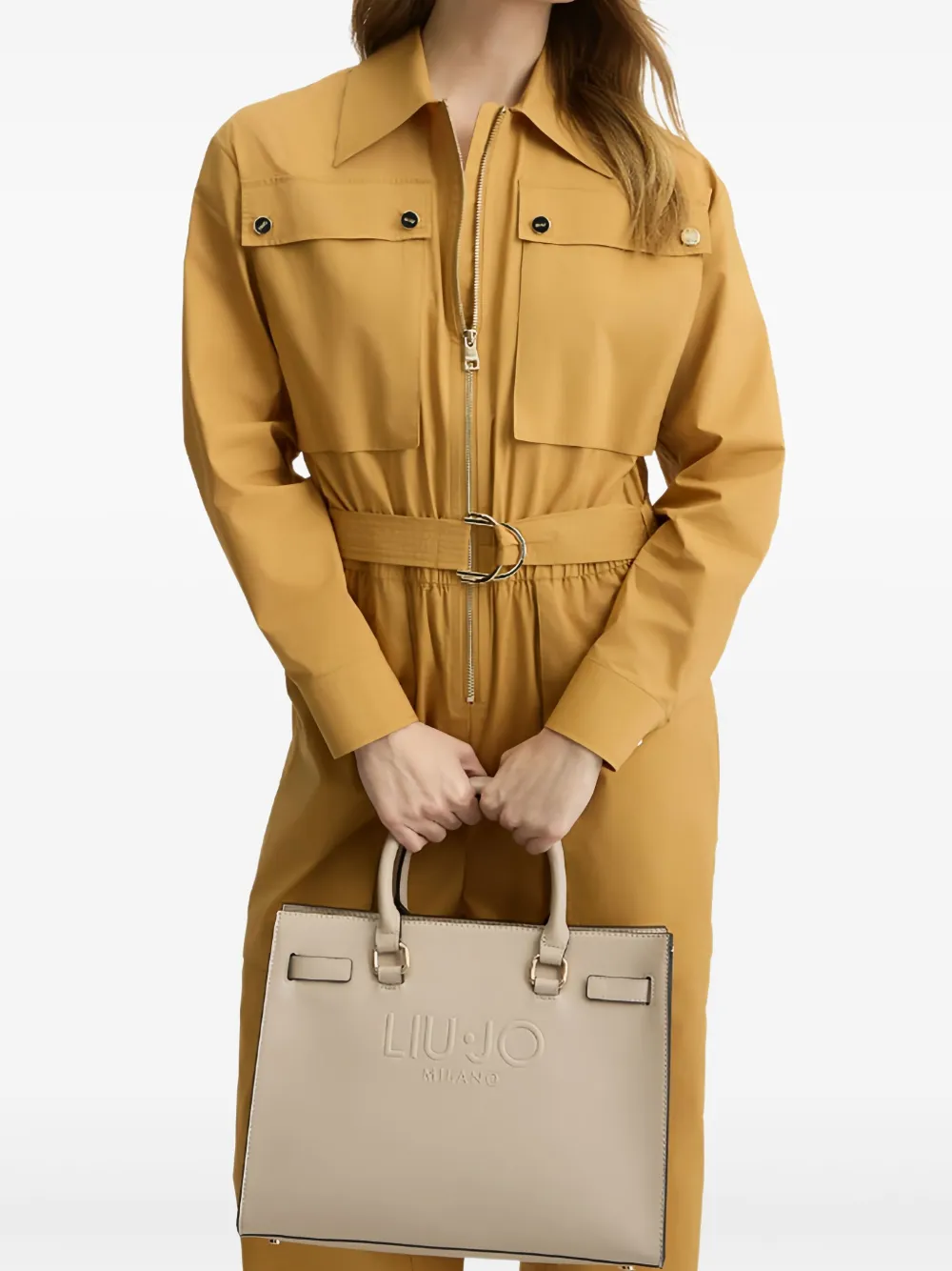 LIU JO logo-plaque satchel | Image 2