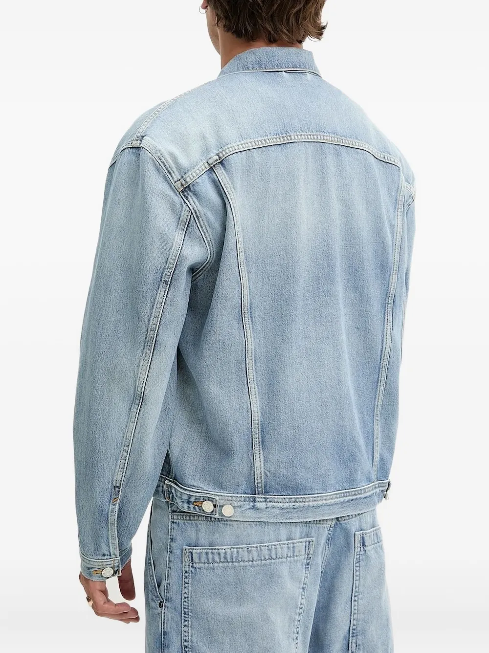 Won Hundred Button-up Denim Jacket In Blue