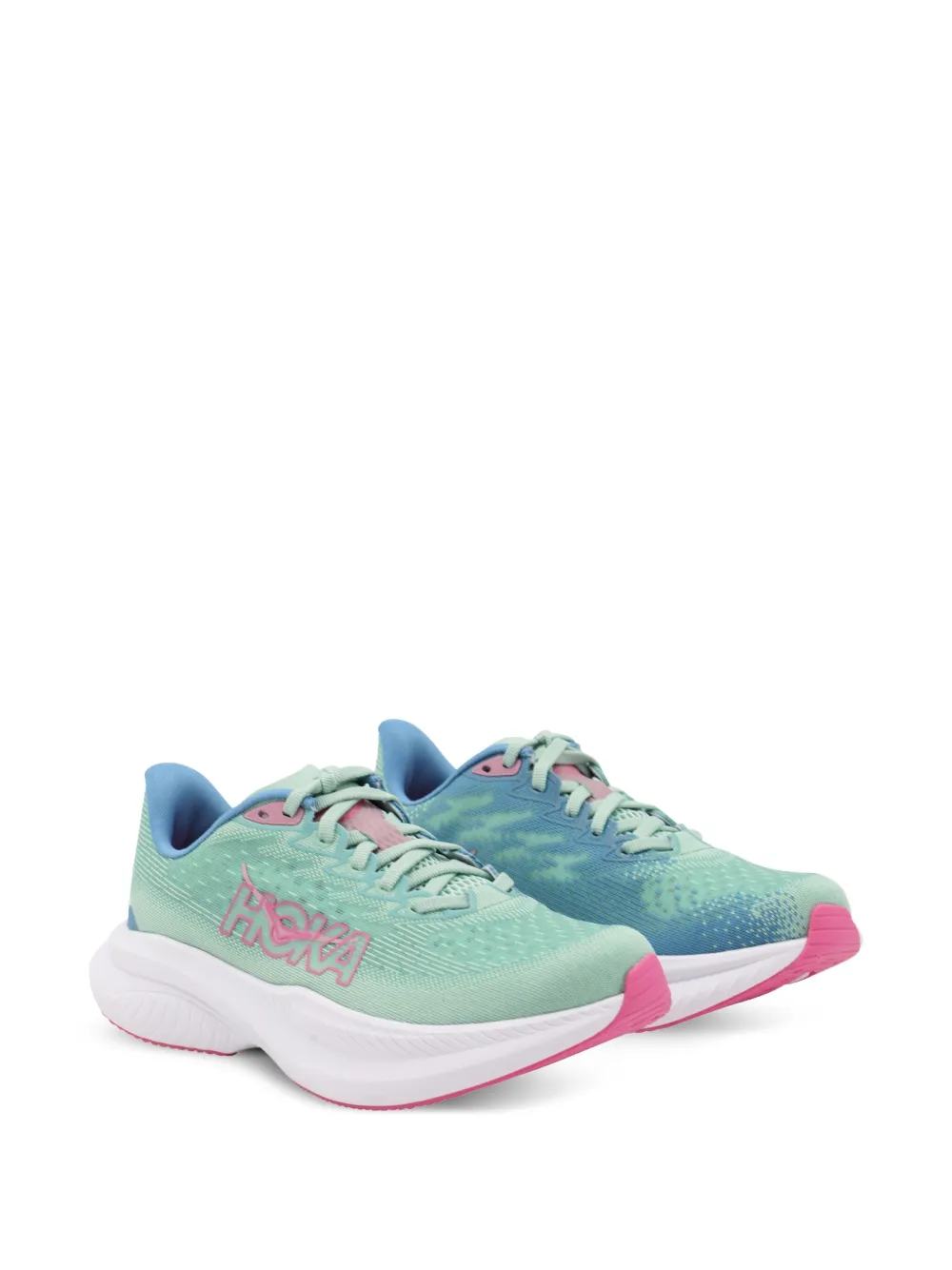 HOKA Mach 6 sneakers met logodetail - Groen