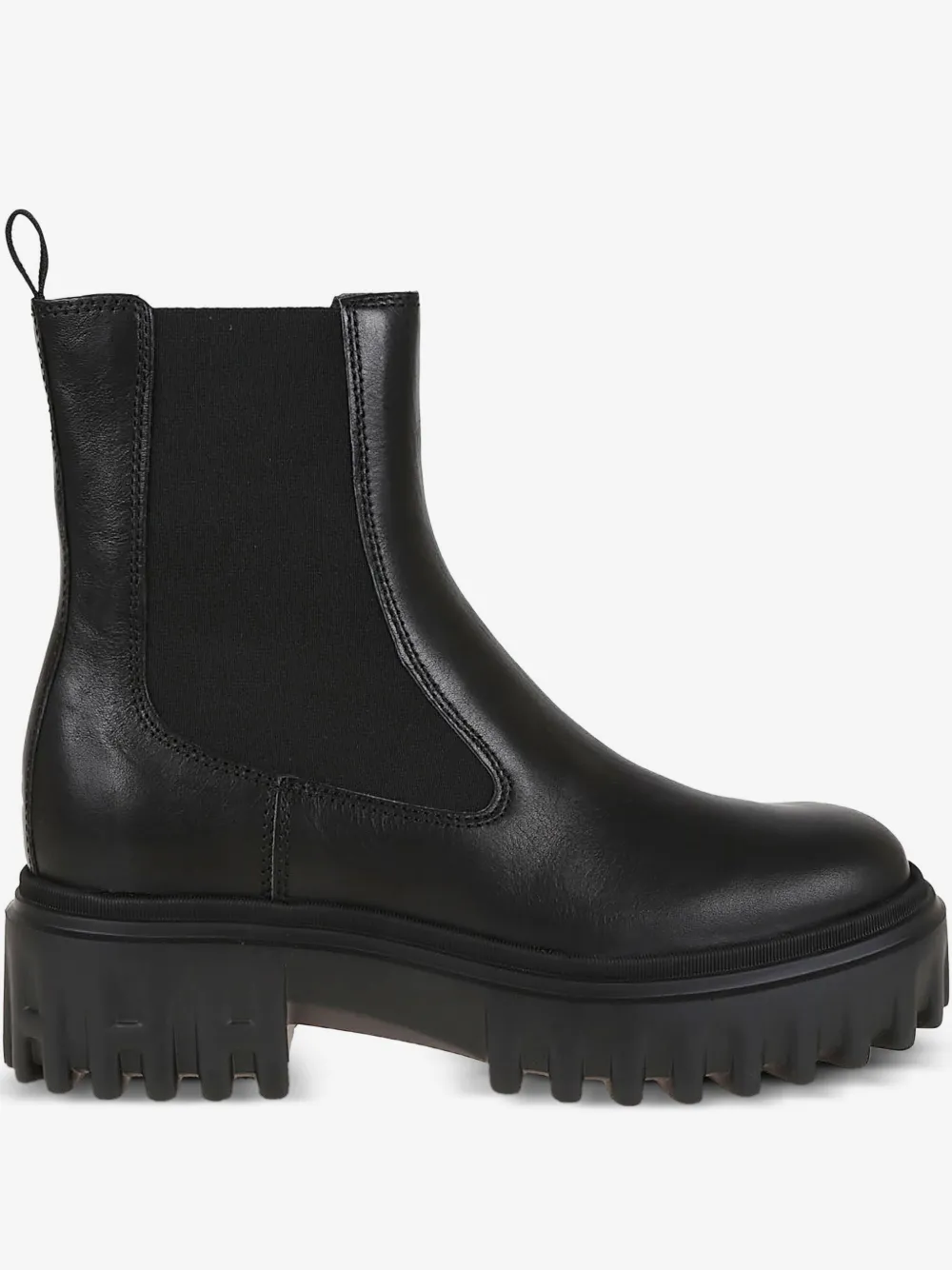 elastic-panel platform chelsea boots