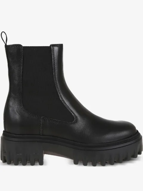 Hogan elastic-panel platform chelsea boots