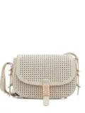 PINKO perforated cross body bag - Neutrals