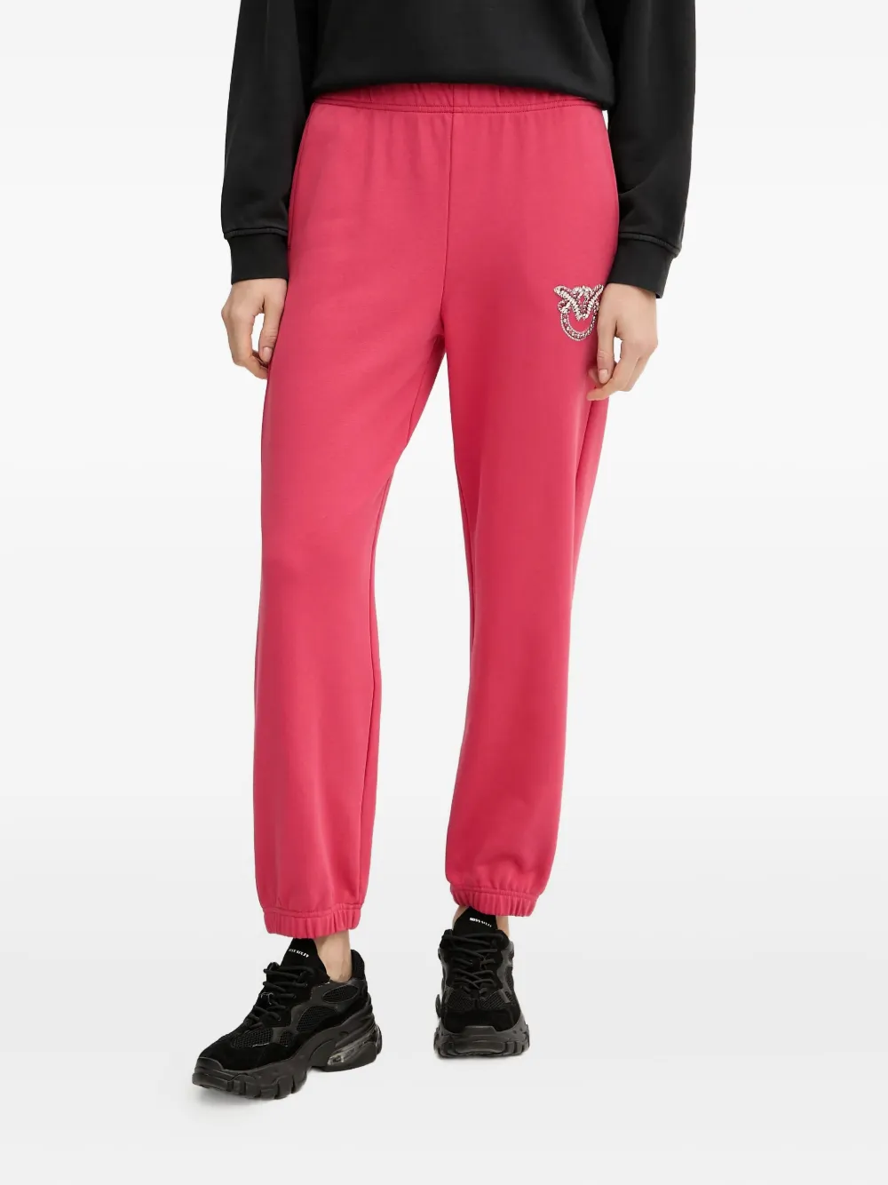 PINKO embellished cuffed track pants | Pink | Image 1