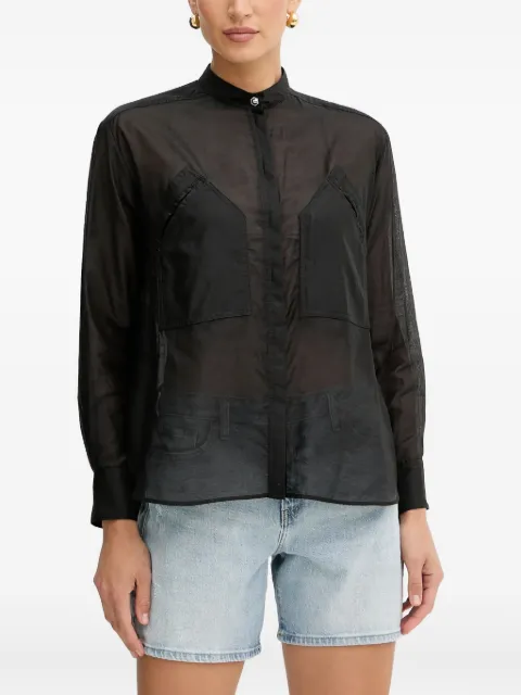 PINKO mock-neck long-sleeves shirt