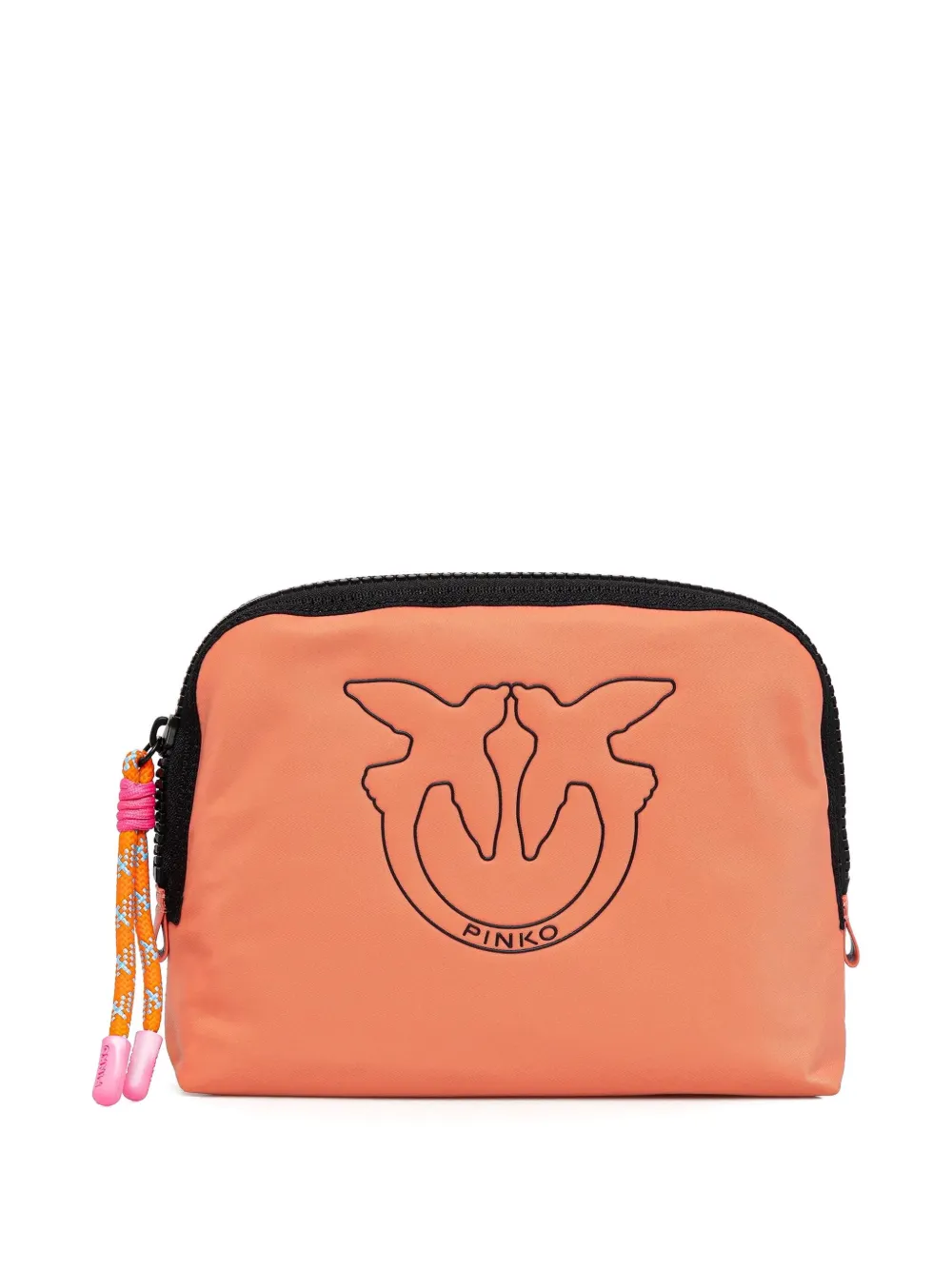 logo-embellished zip-top make-up bag