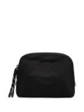PINKO logo-embossed zip-top make-up bag - Black