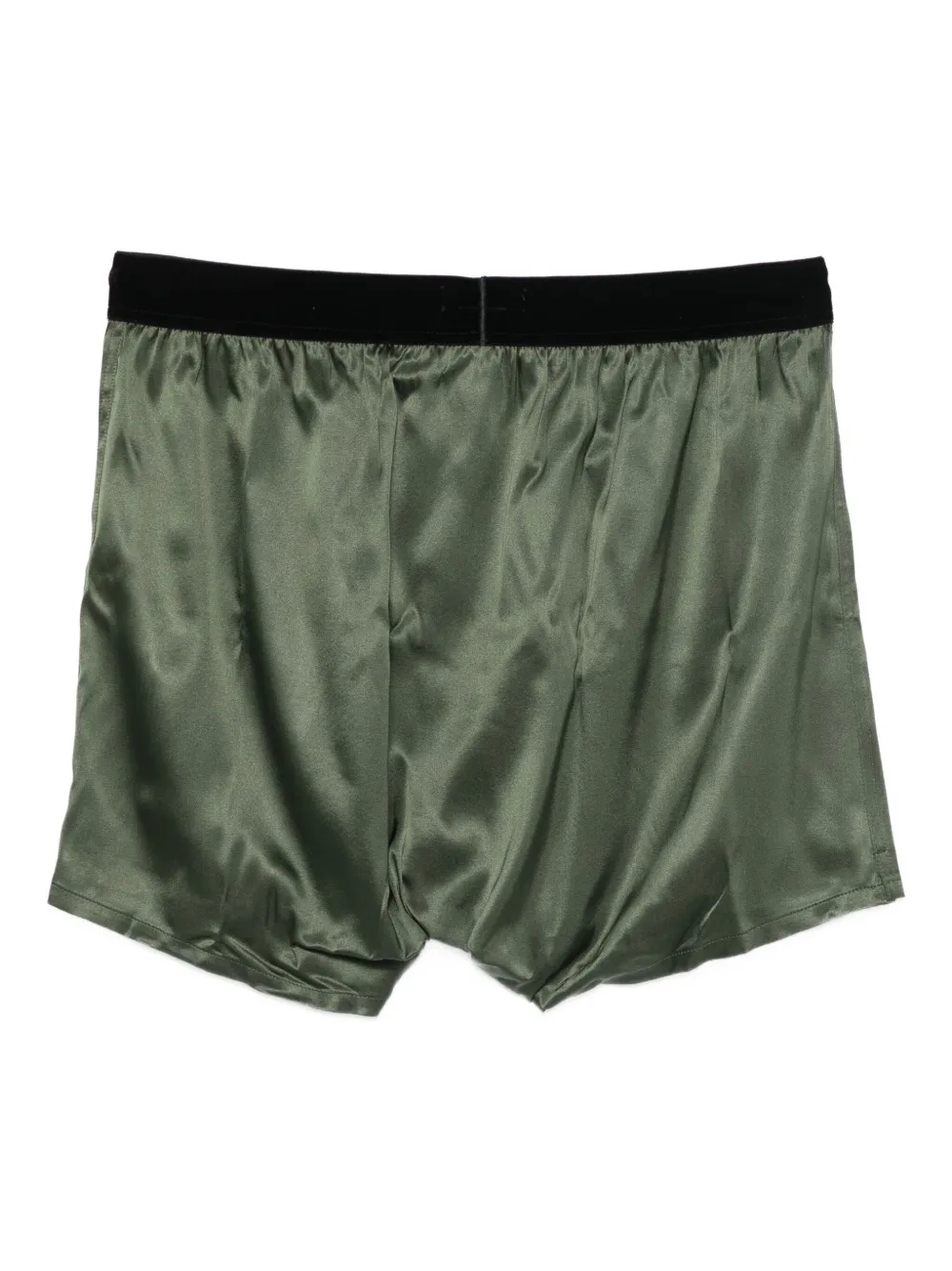 TOM FORD Boxershorts van zijdeblend Groen
