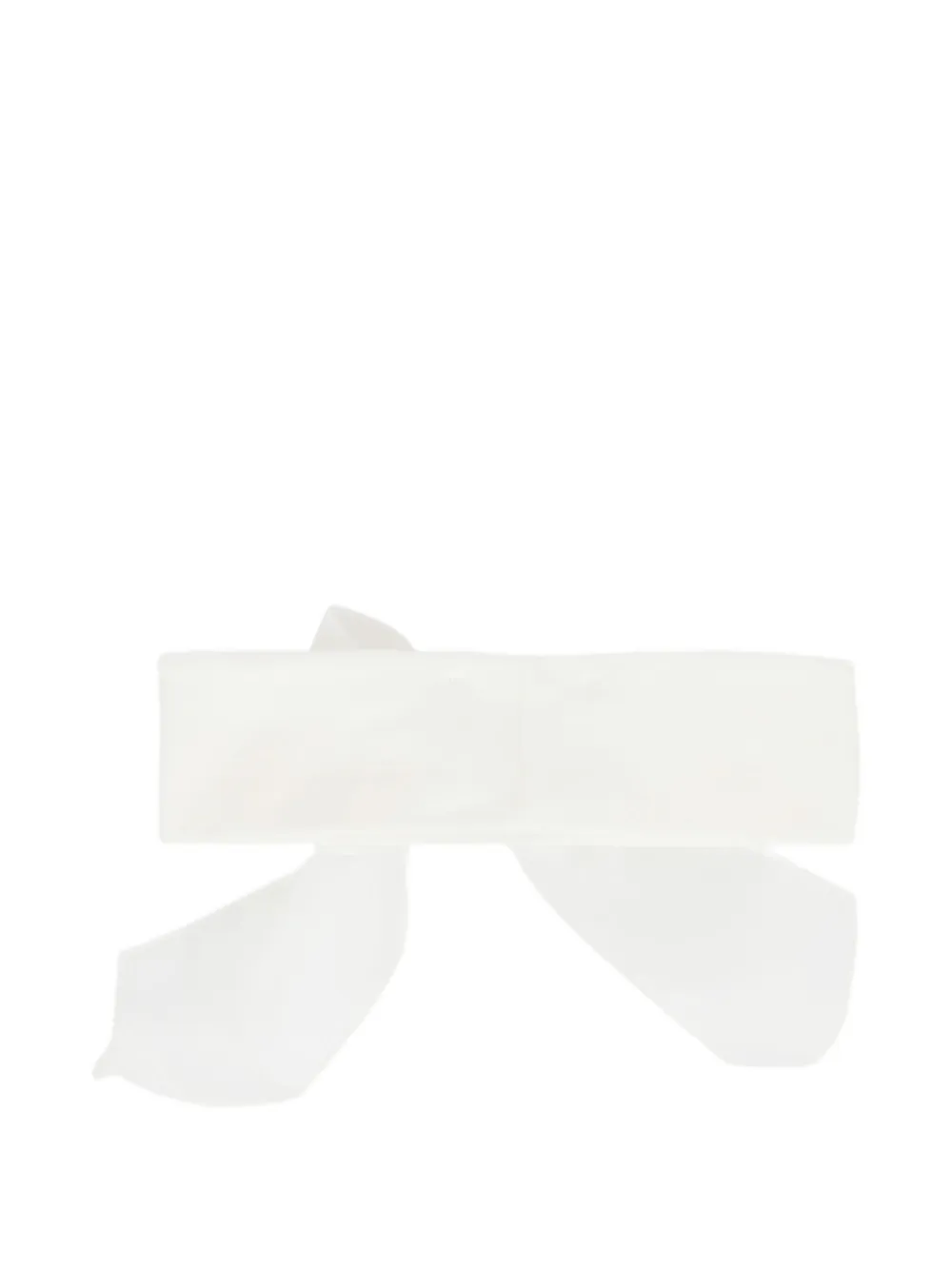 La Stupenderia Katoenen haarband met strik Beige